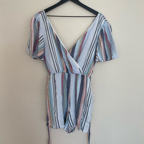 Blue Rain Other - Francesca’s Short Sleeve Romper